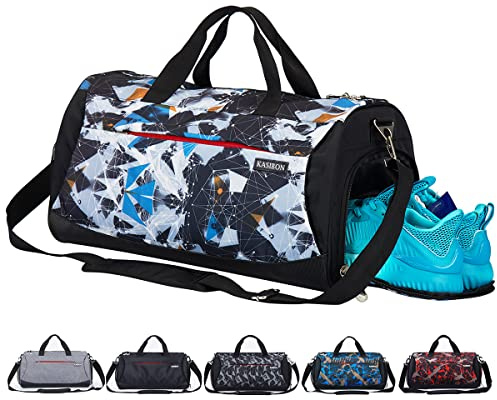 35L Gym Bag with Shoes Compartment and Wet Pocket