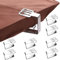 Lithyc 8 Stück Tischklammer - Tischdeckenklammern Outdoor - Tischdeckenklammern,Verdickter Starker Edelstahl, Tischtuch-Clip-Halter, Ideal FüR DraußEn Und Drinnen, KüChe, Picknick (8 StüCk)