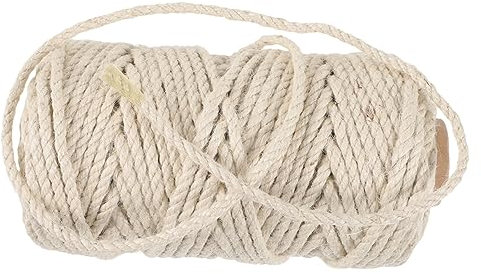 BESPORTBLE Sisalseil Für Katzenkratzbaum 4 Mm Weiß 50 M Für Projekte Katzenbaum-Dekoration