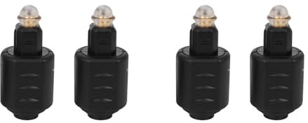 GIWFBQTR 4 Paquets Optique 3.5Mm Mini Prise Jack vers Numérique Toslink Adaptateur