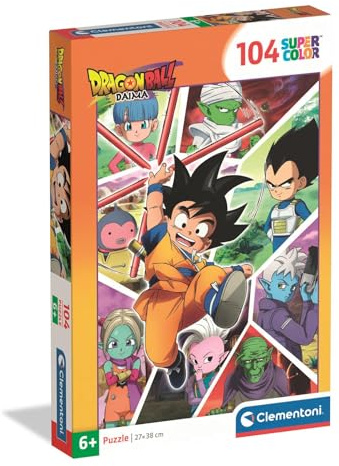 Clementoni Puzzle 104 pieces, Dragonball Daima, Puzlle for Kids 6+ Years, Made in Italy, 25092