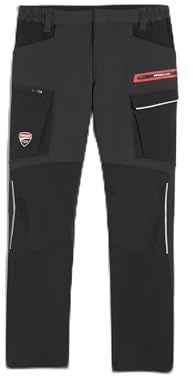 Diadora Utility Pantaloni Moto Cargo Ducati Work Utility, Nero, L