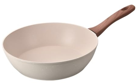 TS TAC-SKY Sartén Wok Antiadherente, Sin Humo, Multiusos For Saltear Y Freír, Compatible Con Inducción, For Uso Doméstico.(26cm)