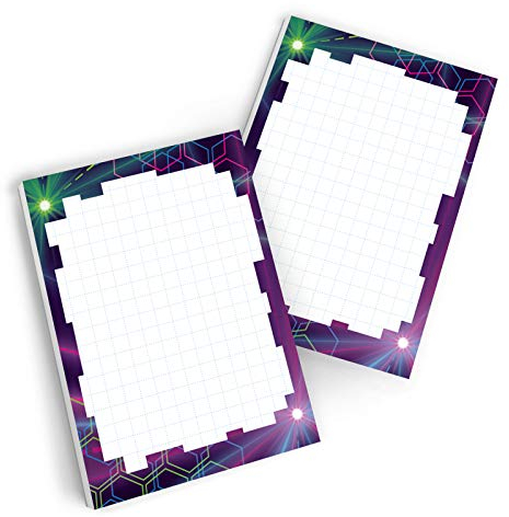 8 Mini-Notizblöcke Lasertag Laser Tag Mitgebsel Gastgeschenk beim Geburtstag Kindergeburtstag Mädchen Jungen