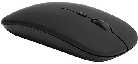 Maus Bluetooth, Maus Kabellos Funkmaus Mouse Schwarz Wireless Mouse Bluetooth 5.0 Silent Office für OS X/MI/Laptop Tablets Computer PC