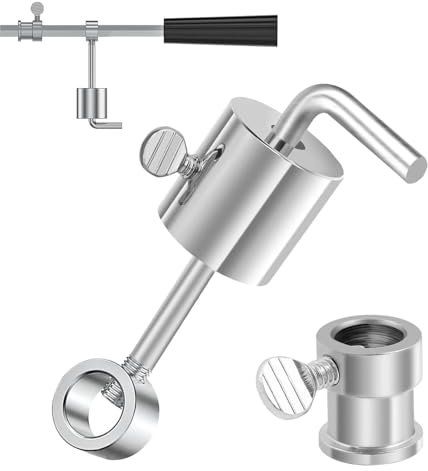 Tkxjry Bilanciamento Peso Spiedo, Spiedino di bilanciamento per girarrosto, Barra di bilanciamento dello spiedo 286g, Contrappeso Girarrosto Inox, per Barbecue e Feste a Casa o All'Aperto