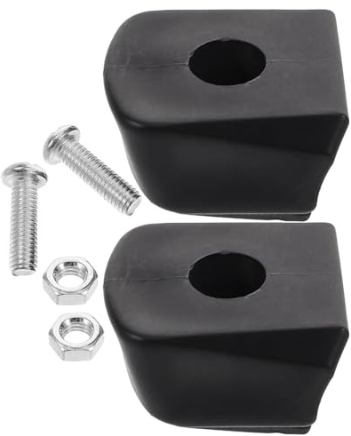SOPOTUTU 2 Pièces Bloc de Frein Antidérapant pour Patins à roulettes Coussinets Caoutchouc Robustes pour Remplacement Freinage Compatible Rollers et Patins Quad Accessoires Skating