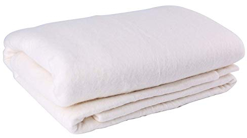 Lawei Polsterwatte Vlieswatte Volumenvlies 230 x 275cm Waschbar Baumwoll Quiltwatte Weich & Natürlich Baumwolle Quiltwatte für Kissenfüllung Quilts