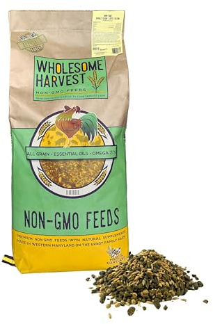 Wholesome Harvest Non-GMO Rabbit Food - 25 lbs, 16% Protein, 1.4% Calcium, Rabbit Feed with Alfalfa Hay, Supports Healthy Digestion, Promotes Strong Bones and Suitable for All Life Stages