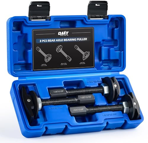 Orion Motor Tech Rear Axle Bearing Puller Tool Set, Rear Axle Bearing Remover Set, Rear Axle Bearing Removal Tool Kit with 3 Sizes 1-1/4 to 1-7/8, 1-5/16 to 2-3/8, & 1-3/8 to 2-7/8