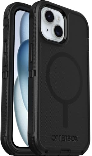 OtterBox Defender Series MagSafe Case for iPhone 17e, 16e, 15, 14, 13, Shockproof, Drop Proof, Ultra-Rugged, Protective Case, 7x Tested to Military Standard, Black