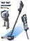 MIUZZY 30000Pa Aspirateur sans Fil, Aspirateur Balai avec 50 Min d'autonomie, Autoportant, Anti-enchevêtrement, Léger et Puissant, Aspirateur pour sols durs, Tapis et Poils d'animaux, Noir
