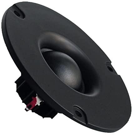 GVGMTAEAVZ 1 par 3 Pulgadas Dia 8 0mm 25 Core 15W HiFi Altavoz Seda Suave cúpula bocina Tweeter Altavoz de estantería(8Ohm)