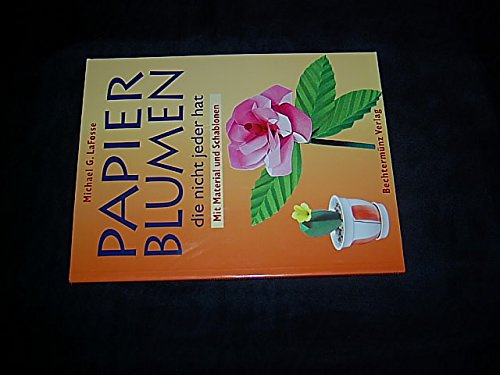 Papierblumen die nicht jeder hat - mit Schablonen