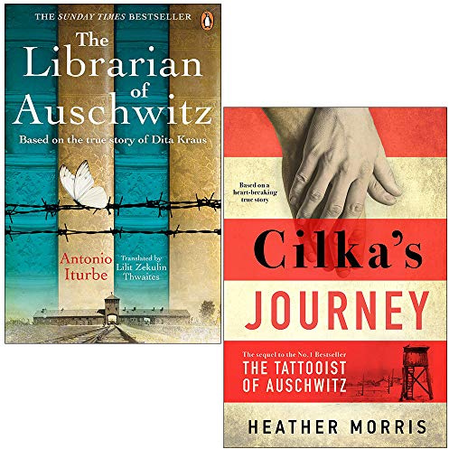 The Librarian of Auschwitz By Antonio Iturbe & Cilka's Journey By Heather Morris 2 Books Collection Set
