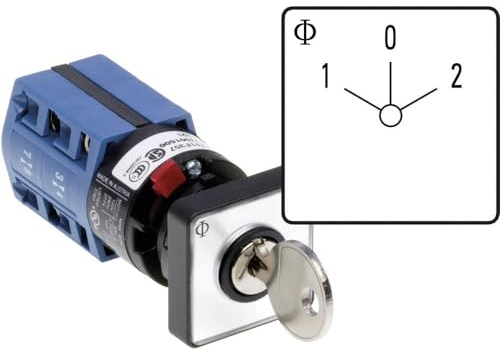Kraus & Naimer CG4.A211.FS2 Lasttrennschalter 10 A 2 x 60 ° Grau, Schwarz 1 St.