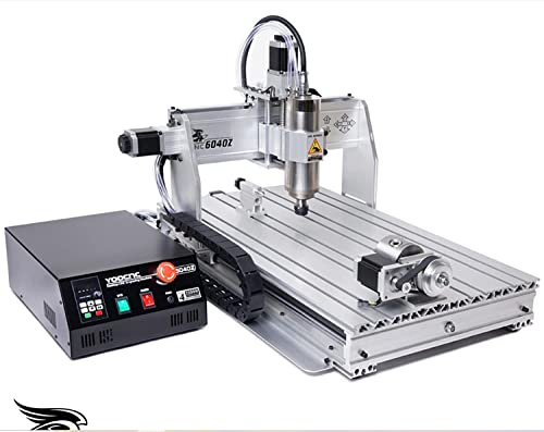 4 axis 6040 cnc machine with 2.2KW spindle USB port and handle cnc engraving milling and cavingmachine