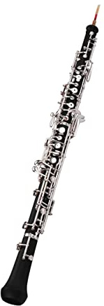 summina Oboe Tecla C Teclas Instrumento de Viento Semiautomático Chapado en Níquel Estilo con Cañas de Oboe Bolsa de Transporte de Cuero Destornillador Paño de Limpieza