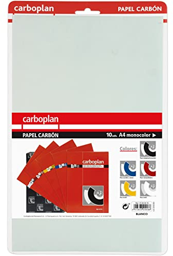 Grafoplás | Confezione da 10 fogli bianchi per tessuti | 21 x 33 cm | Perfetto per la copia su tessuto | Carboplan