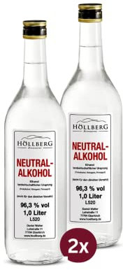 Höllberg Neutralalkohol Weingeist Primasprit Ethanol 96,3% -2000ml