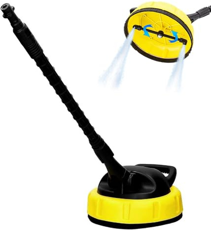 Waschbürste Für Kärcher Hochdruckreiniger K2-K7, Rotierende Düsenschrubber Autowaschbürste Mit Langem Griff, Zubehör Für Kärcher Hochdruckreiniger, Austauschbarer Bürstenaufsatz