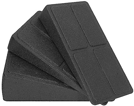Gugxiom Juego de 3 cuñas para estirar las pantorrillas, tabla inclinable ajustable, bloque de espuma antideslizante para entrenamiento en casa, enderezador de pantorrillas