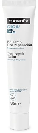 Suavinex, CICA Bálsamo Pro-Reparación, Crema Reparadora Multifunción, Protege, Calma y Restaura, Apto Pieles Sensible y Tendencia Atópica, Efecto Apósito, 5% Pantenol + Ceramidas, Bebés +0M, 50 ml