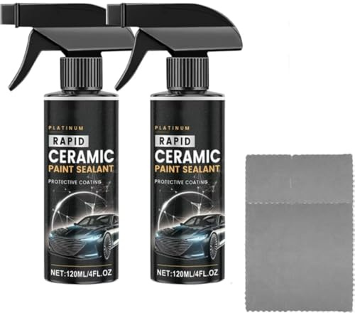 Spray repelente de lluvia para parabrisas, spray de recubrimiento cerámico para automóviles, protección de pintura de larga duración, apto para coches, camiones y SUV