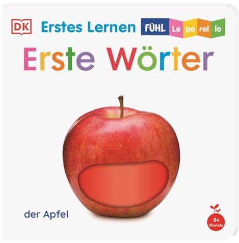 Erstes Lernen Fühl-Leporello. Erste Wörter: Zum Aufklappen und Aufstellen. Mit haptischen Elementen zum Fühlen und Begreifen. Für Babys ab 3 Monaten