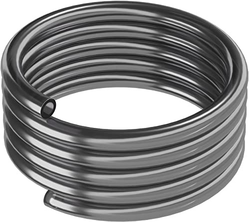 ARKA PVC-Schlauch - 12/16 mm, 5 m, Grau - Vielseitig einsetzbarer, langlebiger Flexschlauch für Aquarien, Teiche und Werkstätten, ideal für Wasser- und Lufttransport.
