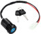 Greluma 1 Pezzo Interruttore a chiave di accensione a 2 fili per moto per scooter elettrico Taotao Sunl ATV Quad Dirt Pocket Bike
