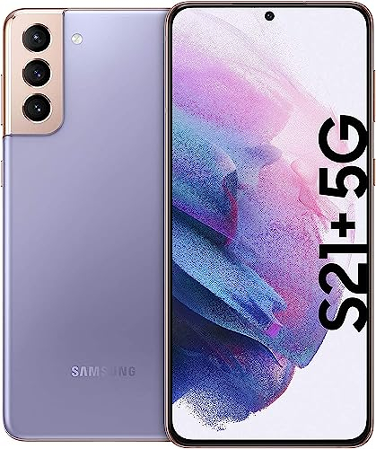 Samsung Galaxy S21+ Plus Smartphone 5G, Triple-Kamera 64MP/12MP/12MP, Infinity-O Display, Android 11 to 13 - Deutsche Version (Violet)