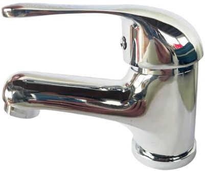 AGALET® 1 Grifo de Lavabo + Adaptador de Latiguillo para Todas las Medias España + Base embellecedor de Grifo + Filtro para grifo de baño extra | Grifo Lavabo | Grifo Baño | Grifo monomando lavabo