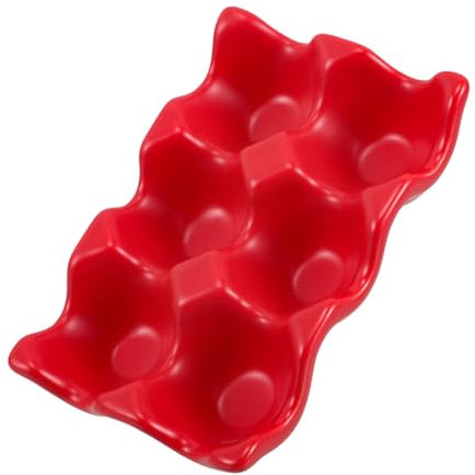 Operitacx Portauova Ceramica Per Cucina Distributore Di Uova in Ceramica Vassoio Per Uova Fresche Portauova Da Banco Contenitore Per in Porcellana