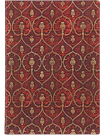Carnet souple Paperblanks Velours Rouge Midi Non ligné 176p.