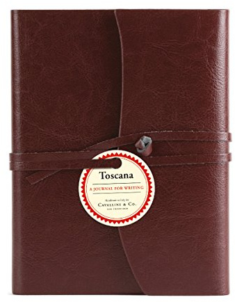 Cavallini Toscana Journals Red 5 x 7, Hardbound Leather