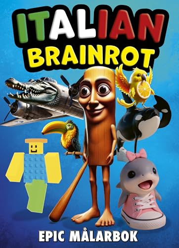 Italian Brainrot epic : målarbok
