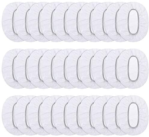 Outus 100 Pezzi Trasparente Monouso Doccia Orecchio Impermeabile Copertura dell'Orecchio per Tinta per Capelli, Doccia, Bagno