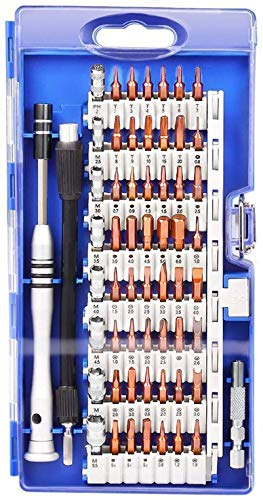 Cacciavite di Precisione, Set Cacciaviti Precisione Proffesionale 60 in 1 Kit Cacciaviti di Riparazione per Occhiali, Smartphone, iPhone, iPad, Tablet, Cellulare, PC, Laptop, Elettronica