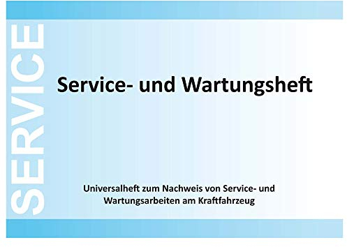 10x Serviceheft Wartungsheft Werkstatt | Serviceheft Wartungsheft Auto universal