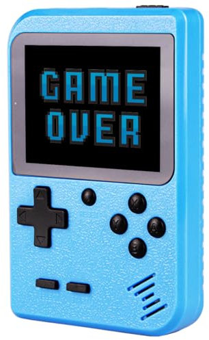 Fiotasy Kid Handheld Mini Games Console with 500 Classic Games, 2.8” Screen, 1020mAh Battery, Portable Video Game Console, Mini Handheld Game for Boy Girl, Christmas Birthday Gift for Children