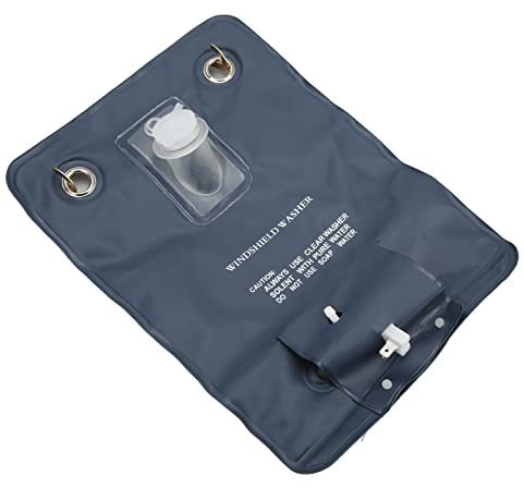 ZJchao Liquido per Tergicristallo, Kit Lavacristallo Facile Sostituibile Comodo Pratico Kit Borsa per Lavatrice Strumenti per la Pulizia con Pompa Pompa Lavavetri Lavavetri per Parabrezza per 12V