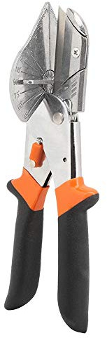 Multi Angle Miter Shear Cutter, halkfritt svart handtag Multifunktionellt Angle Shear Cutter handverktyg för skärning av tunt trä, vinkelsax