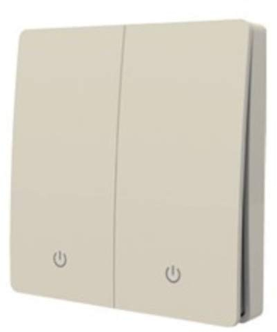 edi-tronic Funkschalter System Kinetic Switch Funk Wandschalter Schalter 2 Fach batterielos