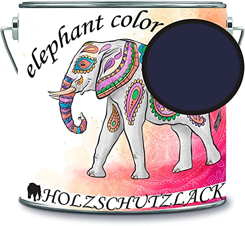 Vernice protettiva per legno per legno, resistente alle intemperie, protezione a lungo termine dagli agenti atmosferici, colore protettivo per legno RAL 5011 blu acciaio/elephant color