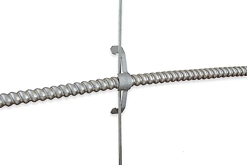 Prime Cable Management Conduit Cable Support Clip to Ceiling Wire, Threaded Rod & Flanges. Heavy Duty Spring Steel Clip 50 Pack