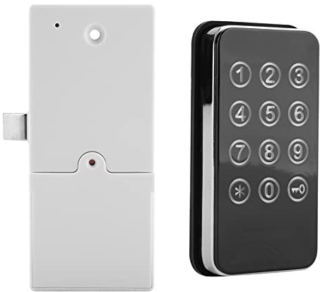 Serratura a Codice, Combinazione di Codici a Cifre Serratura Senza Chiave per Armadietto Kit Serratura Elettronica per Armadietti per Porte di Armadietti della Spa Cassette degli