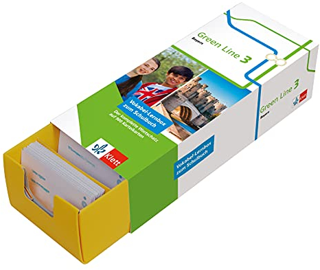 Klett Green Line 3 Bayern Klasse 7 Vokabel-Lernbox zum Schulbuch: Englisch passend zum Lehrwerk üben (Green Line. Ausgabe für Bayern ab 2017)