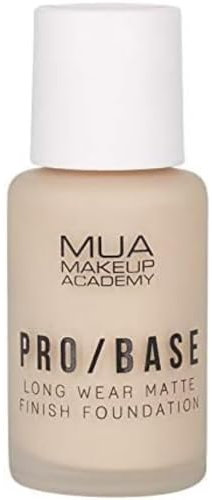 MUA Makeup Academy Pro/Base Full Coverage Long Wear Matte Finish Foundation, Shade #110, 30 ml - Vegan & Cruelty Free