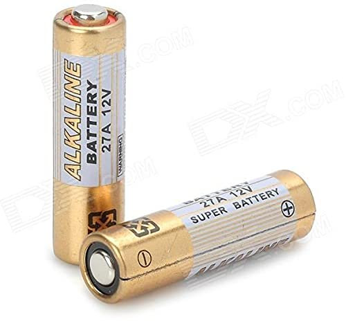 5 batterie 27 A 12 V alcaline lunga durata LR27 A 27 A L828 MN27 GP27A EL812 (Blister con cinque batterie)